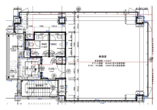 ルイジェン外神田ビル10F 間取り図