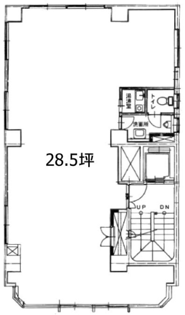 神三(じんさん)ビル2F 間取り図