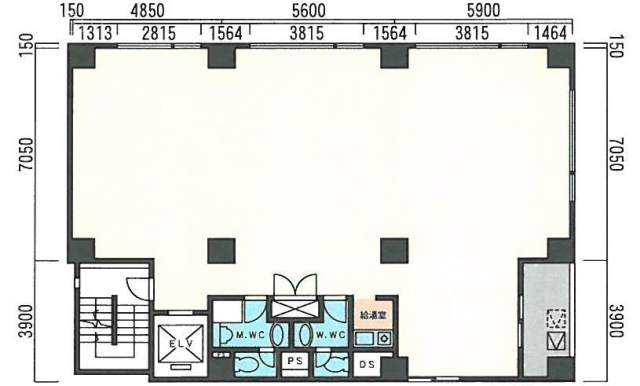 日本橋2丁目ビル3F 間取り図
