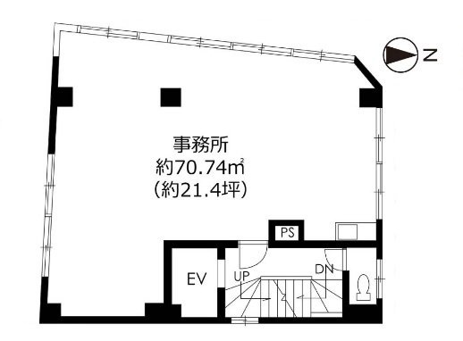 鷲田ビル3F 間取り図