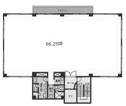 新宿松喜ビル5F 間取り図