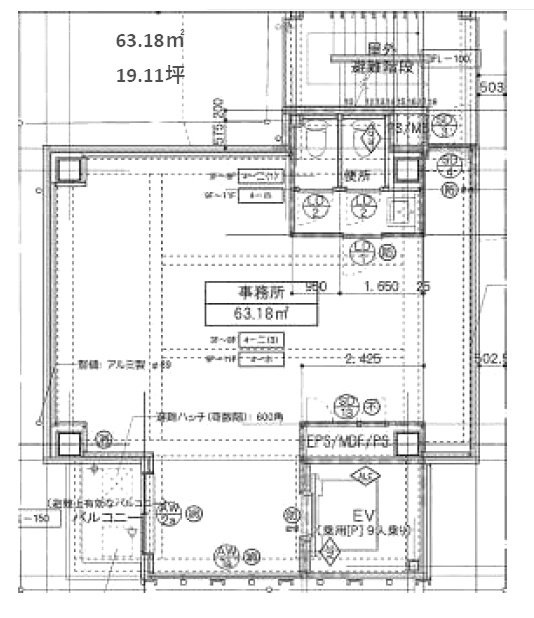ACN神保町ビル10F 間取り図