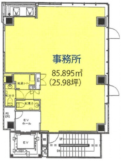 NEXUS日本橋3F 間取り図