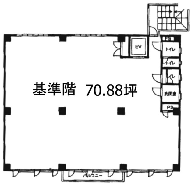 ふじビル3F 間取り図