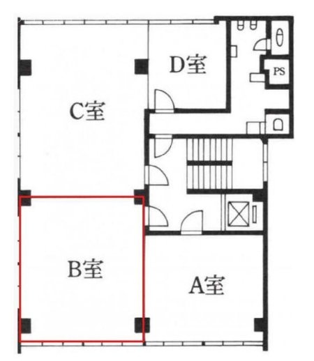 土屋ビルB 間取り図