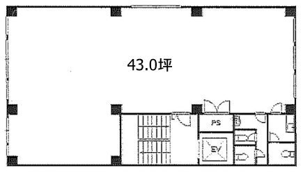 第三大丸ビル8F 間取り図