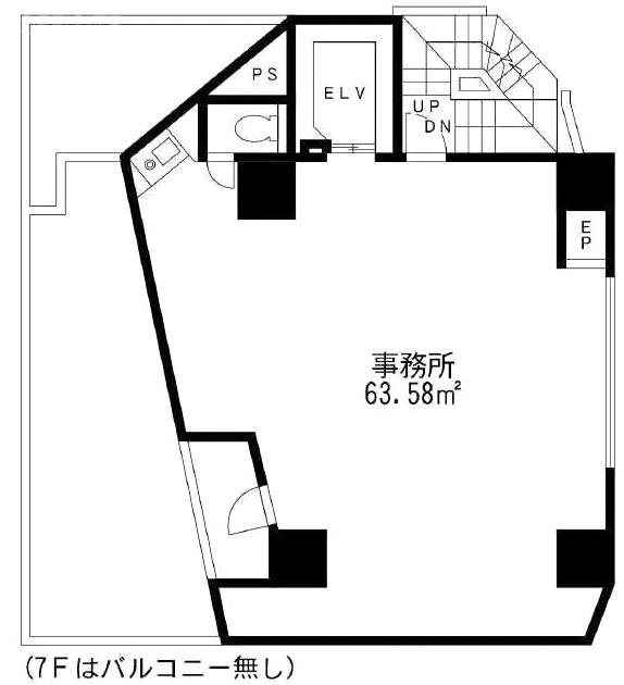 ヴェルファーレ彩駒沢5F 間取り図