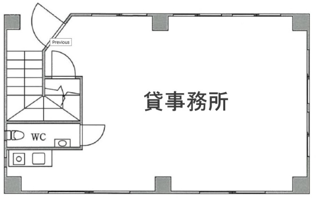 南青山関口ビル2F 間取り図