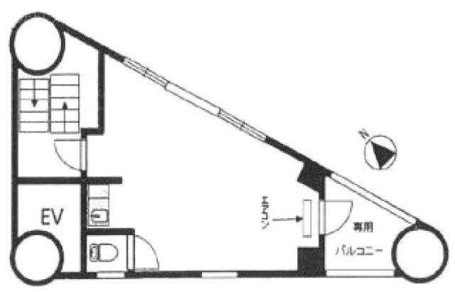 第12大協ビル4F 間取り図
