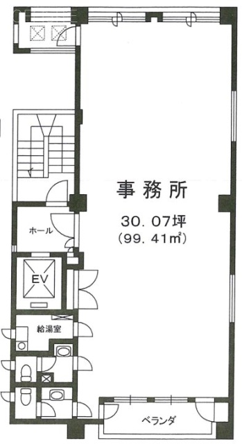 武千代ビル3F 間取り図