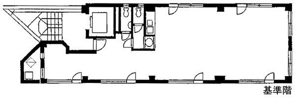赤坂TSCビル6F 間取り図
