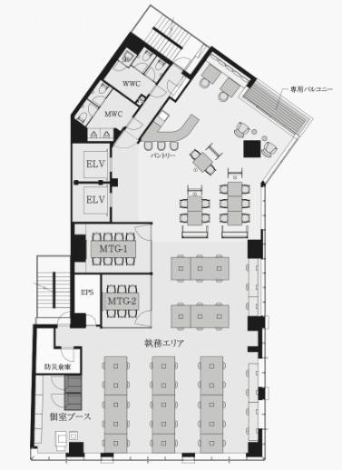 スイテ田町3F 間取り図