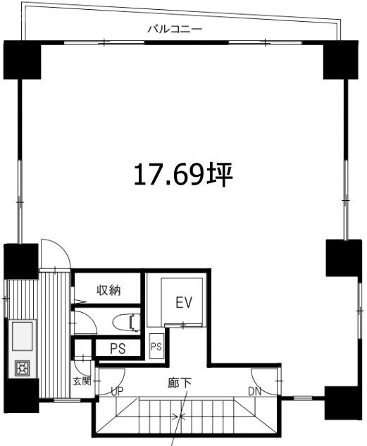 金沢東砂ビル2F 間取り図