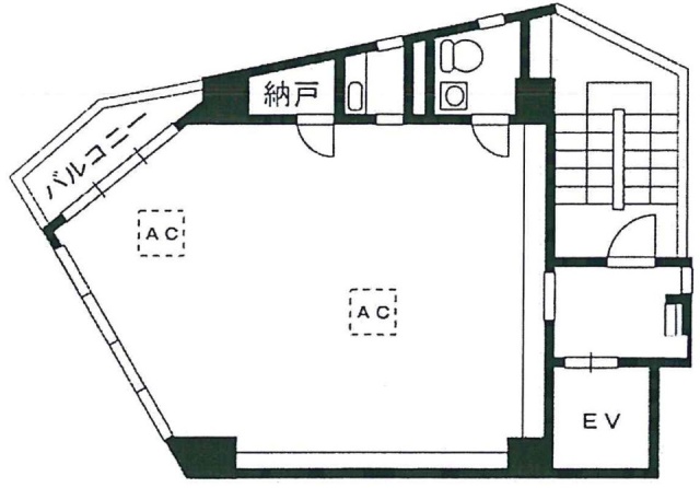 惣秀ビル4F 間取り図