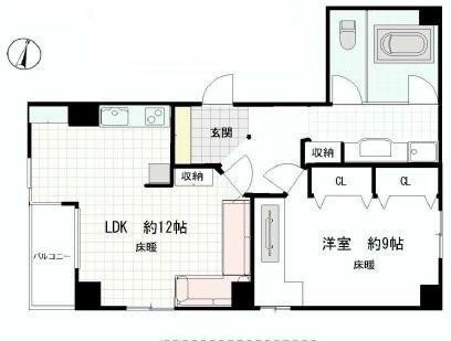 ストーク新宿井岡ビル901 間取り図