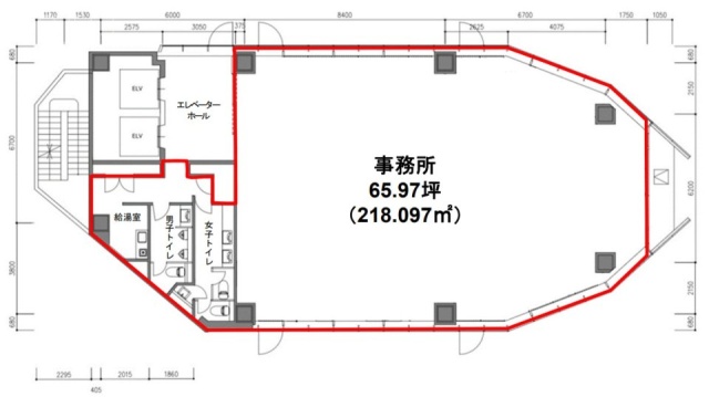 SNビル2F 間取り図