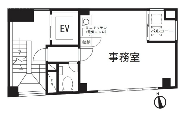 YHT南青山ビル5F 間取り図