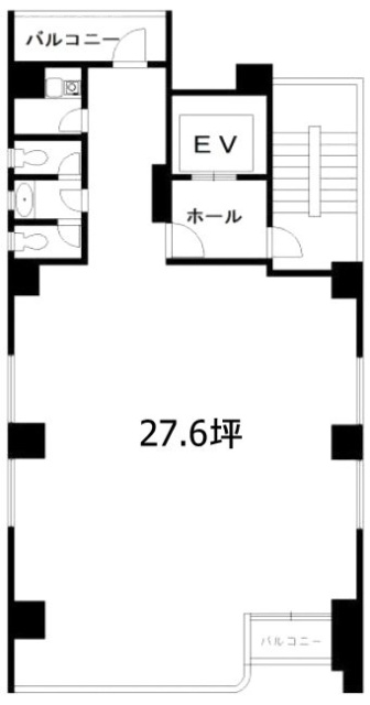 土屋ビルディング1F 間取り図