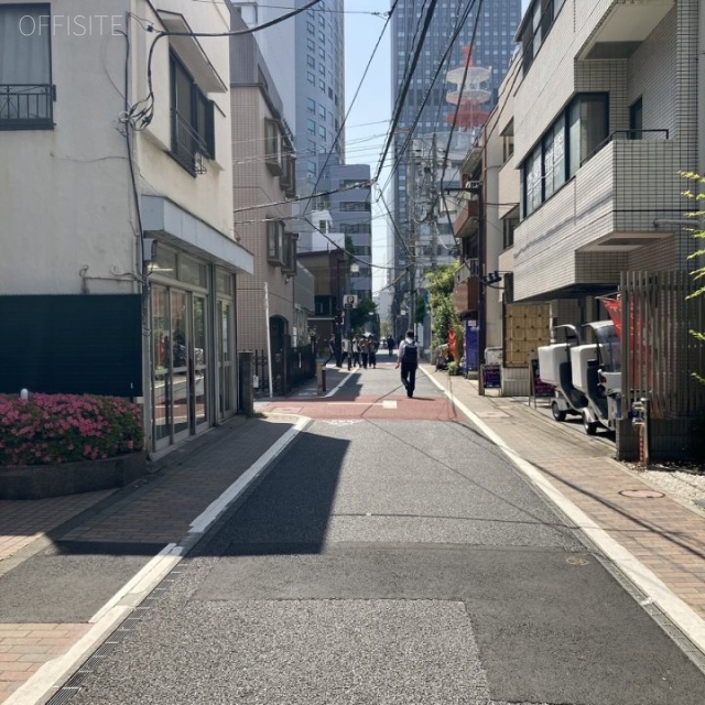エラスムス芝公園 前面道路