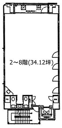 九段光ビル1F 間取り図