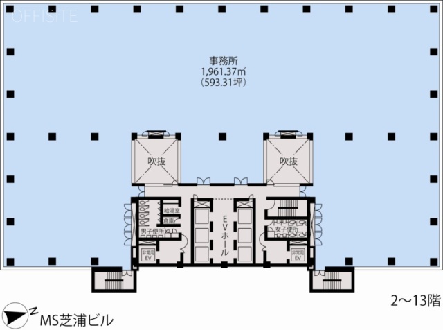 MS芝浦ビル2F 間取り図