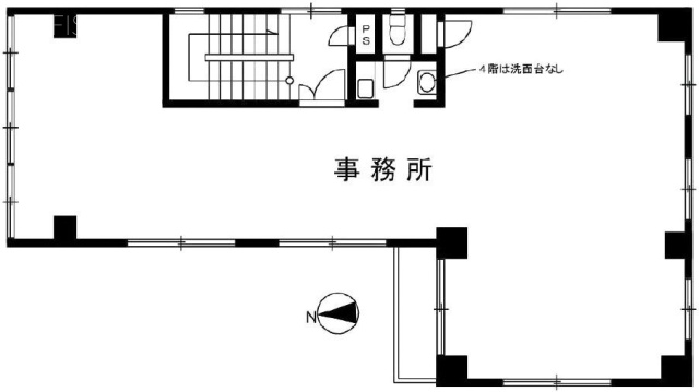 第5英晃ビル3F 間取り図