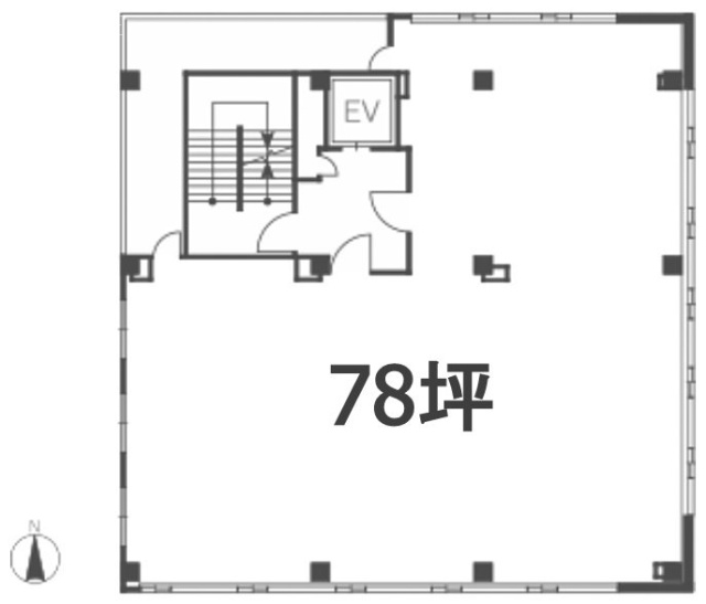 日土地新田ビル3F 間取り図