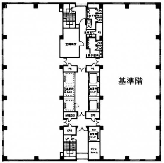 新大崎勧業(大崎ニューシティ4号館)ビル20F 間取り図