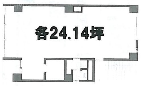 亀戸ESビル5F 間取り図