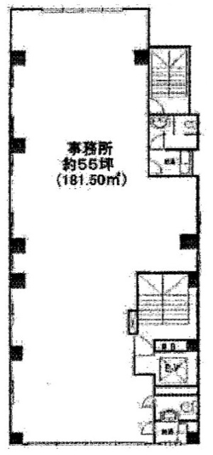 岩片ビル6F 間取り図