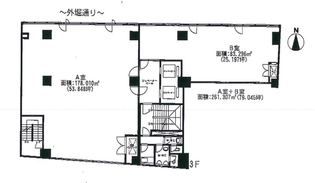 赤坂アビタシオンビル2F 間取り図