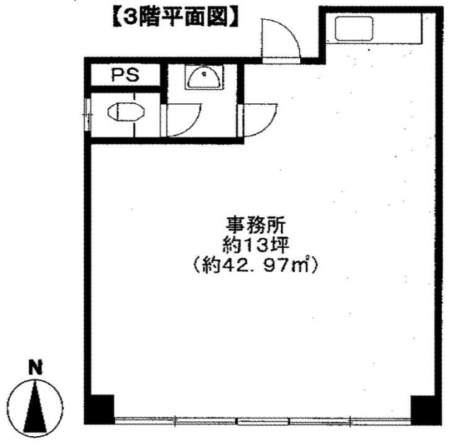第2林ビル5F 間取り図