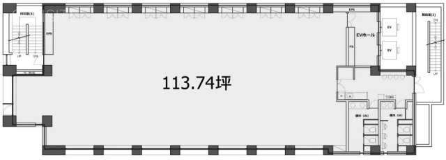 (仮)御成門リノベーション計画6F 間取り図