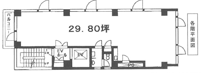 高丸ビル2F 間取り図