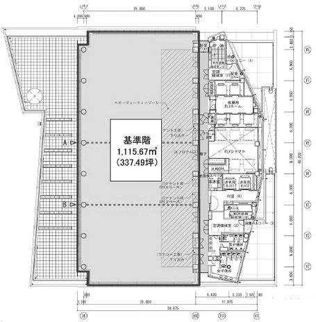 青山OM-SQUAREビル102 間取り図