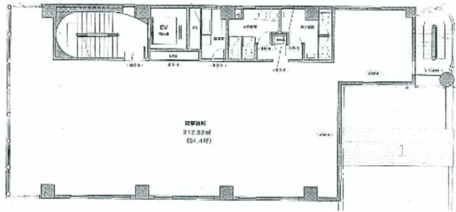 国立東加賀屋ビル5F 間取り図