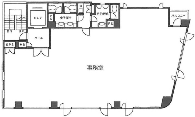 塔文社(トウブンシャ)ビル4F 間取り図