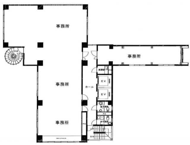 第三長岡ビル9F 間取り図