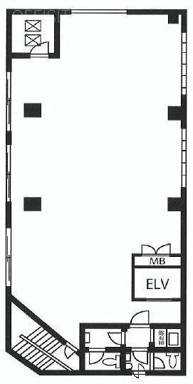 麹町鈴木ビル1F 間取り図