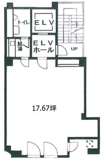 南青山Aビル1F 間取り図