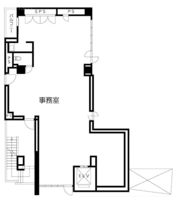 喜久屋ビル6F 間取り図