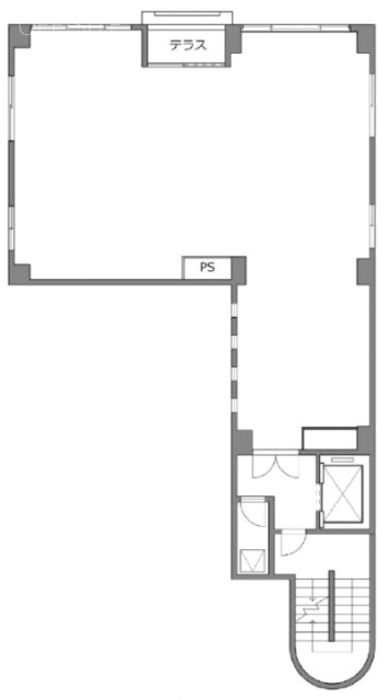 広尾KKビル4F 間取り図