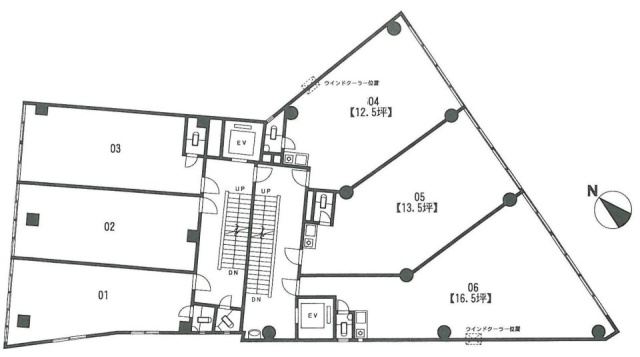 赤坂表町ビル503 間取り図