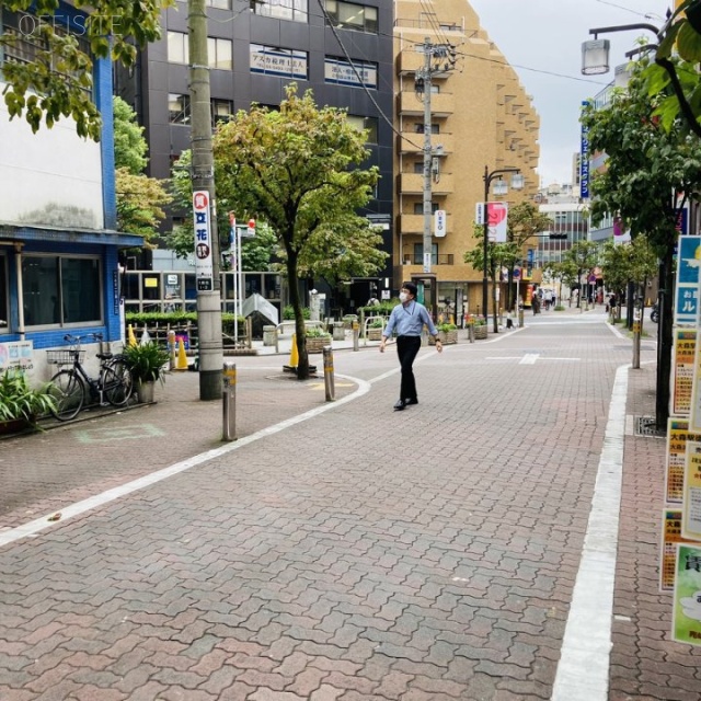 山本ビル ビル前面道路