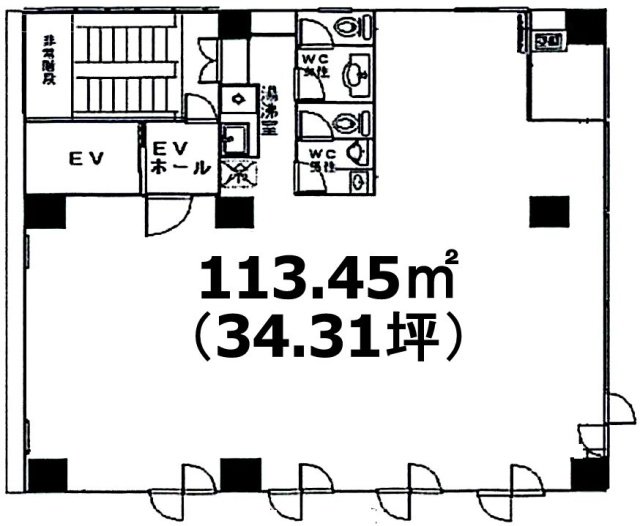 司ビル5F 間取り図