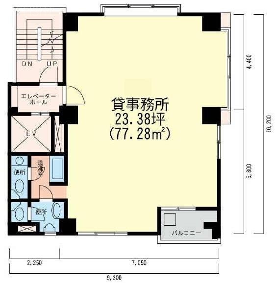 京橋NKビル3F 間取り図