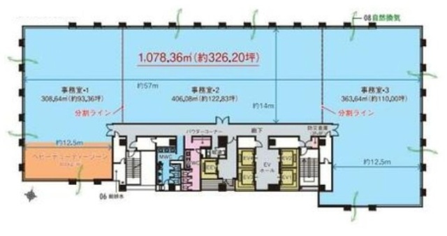 oak港南品川6F 間取り図