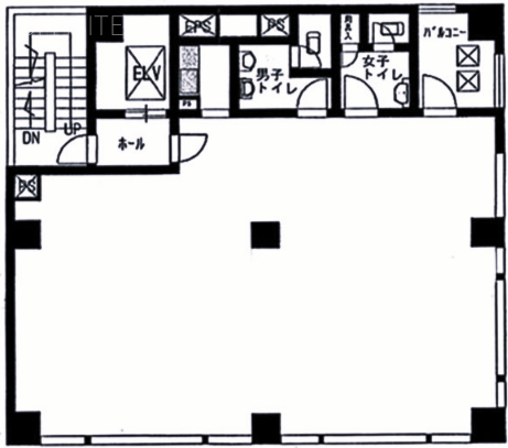 YKビル4F 間取り図