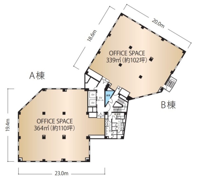 西五反田7丁目ビル9F 間取り図