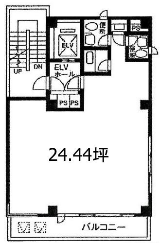 北の丸レジデンスビル2F 間取り図